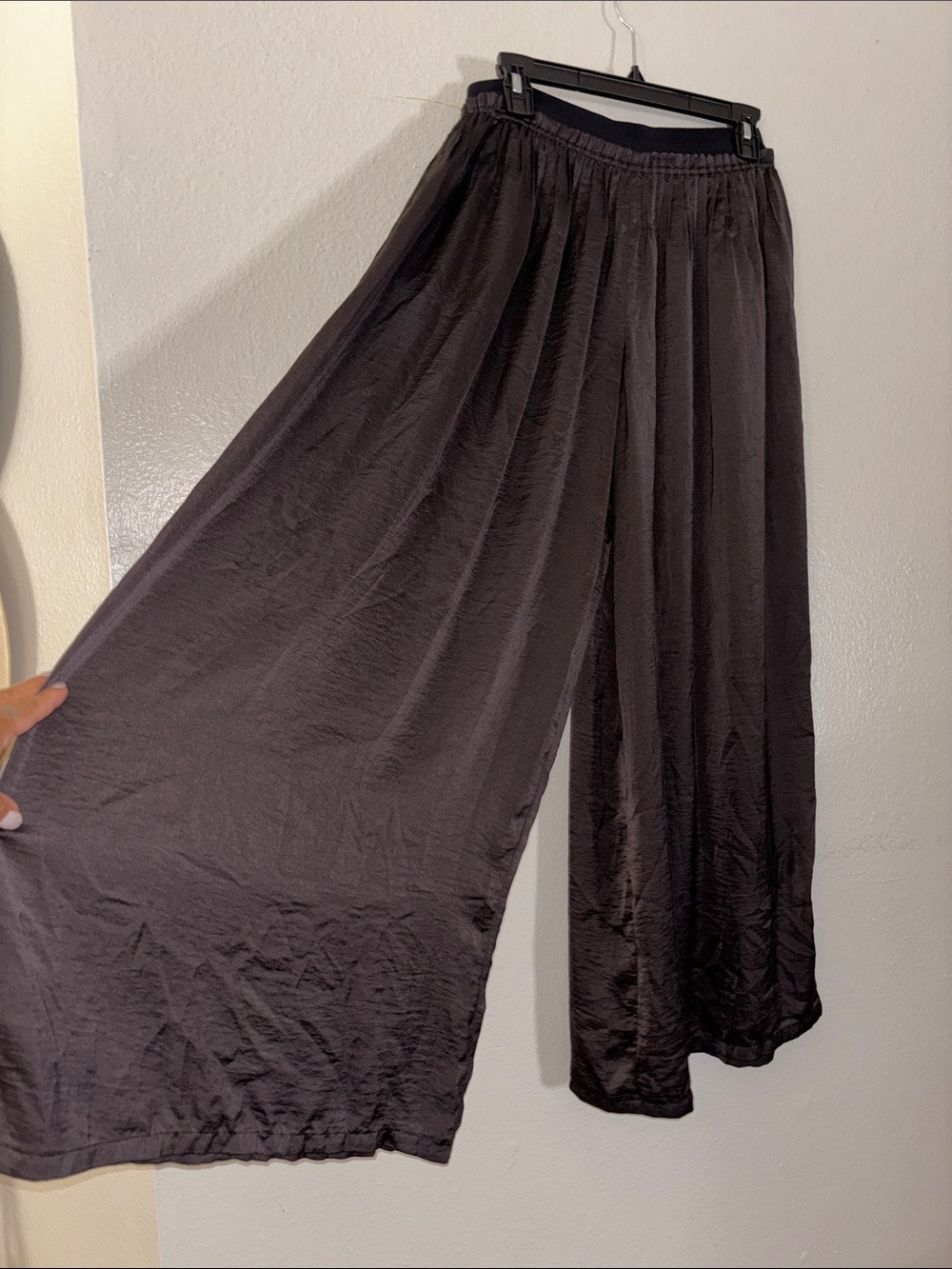 Armani ExchangeBlack Flowing Maxi Skirt - Relaxed Waistband